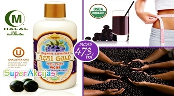 Номер один в Мире! Сок Acai Gold BIO - органический 100% сок из ягод асаи!