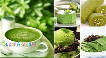 Matcha zaļās tējas pulveris! Tavai veselībai un skaistumam un kārumiem!