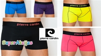 Vīriešu slavenā zīmola "PIERRE CARDIN" bokseršorti ar plato gumiju.100% kvalitatīva vīriešu apakšveļa!