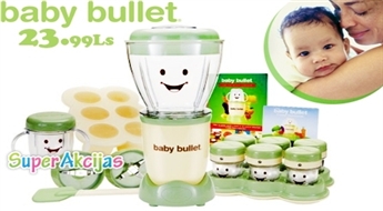 Детский блендер BABY BULLET! Вкусные блюда за считанные секунды!