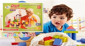 Развивающие деревянные игрушки - кубики!