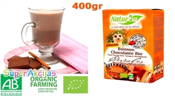 Ekoloģisks šokolādes dzēriens NATURÉLA 400g! Kakao ar zemu tauku saturu!