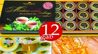 Мед APIFLORUS чайный набор 12 шт х 30 г