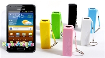 Universāls 2600mAh portatīvais lādētājs