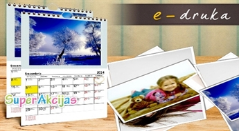 Personalizēts 2015. gada fotokalendārs ar Jūsu izvēlētām fotogrāfijām!