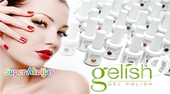 Европейский маникюр или педикюр + покрытие гель лака Gelish Harmony в салоне красоты Delux!