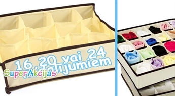 Auduma organaizers ērtai un kārtīgai apakšveļas uzglabāšanai!