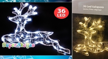 Украсьте свой дом! Светодиодная фигура из лампочек - Олень!
