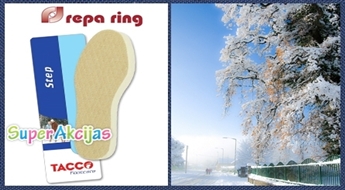 100% натуральные зимние стельки из овечьей шерсти  "TACCO Step" от Repa-Ring!