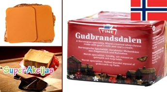 Norvēģijas tradicionālais siers -  "Gudbrandsdalen" (250g)