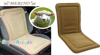 Auto sēdekļa pārklājs no 100% dabīgās aitas vilnas!