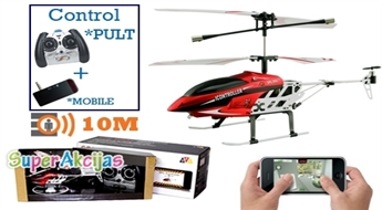 Radiovadāms helikopters SPL995i! Vadi helikopteri no sava viedtālruņa (IPhone, IPad, IPod, Android)!