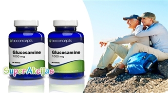 Izbaudiet kustību brīvību! "Bioconcepts Glucosamine" kapsulas Jūsu locītavu veselībai par puscenu!