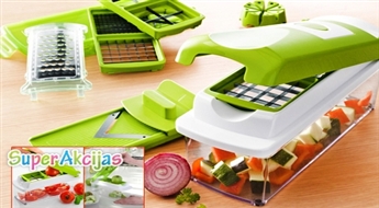 Multifunkcionāla rīve "Nicer Dicer Plus" ar maināmiem uzgaļiem - 60%