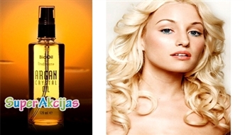 Argana eļļas matu serums ARGAN CRYSTAL OIL efektīvai matu barošanai un atjaunošanai, 120ml!