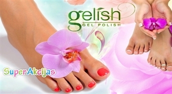 Аппаратный педикюр + покрытие Gelish лаком – Ls 7.99!