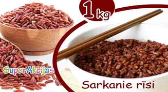 Elitārie un veselīgākie Sarkanie rīsi! Vesels 1kg iepakojums