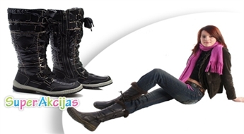 Stilīgi un silti ziemas zābaki SnowBoots! Neatkārtojams izskats un kājiņas siltumā