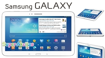 Planšetdators Samsung Galaxy Tab 3 GT-P5210 10.1 16GB white! Liels displejs, augsta izšķirtspēja!