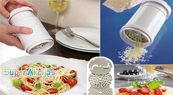 Universāla rīve - smalcinātājs "Multigrater"! Viegli sasmalcinās augļus, dārzeņus, sieru un citus produktus!