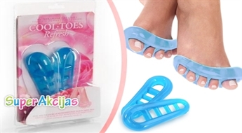 Starppirkstu gēla atdalītāji Cool Toes Refresh - atdzīvinās Jūsu nogurušās kājas