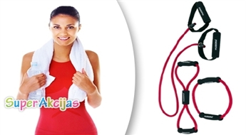 Для спортивного образа жизни: комплект эспандеров HUDORA SOFT TUBE -50%