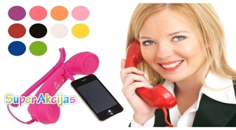 Stilīgs aksesuārs. Telefona klausule mobilajam telefonam! 99% aizsardzība pret radiāciju!