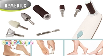 Pedikīra ierīce HOMEDICS ELM-PED500-EU 8 in 1! Skaistas pēdas un nadziņi pavasara siltajās dienās.