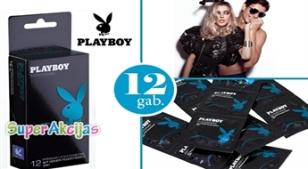 Качественные и безопасные латексные презервативы "PlayBoy" с рельефом (12 шт.)
