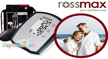 Pusautomātiskais asinsspiediena mērītājs Rossmax MG40, Šveices precizitāte no “Medhouse” ar 50% atlaidi!