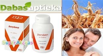 DabasAptieka: Женьшень с селеном, N60 - 40%