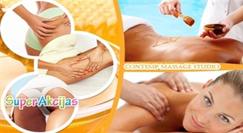 Улучши формы своего тела! Медовый массаж для всего тела от Contemp Massage Studio (1,2h)!