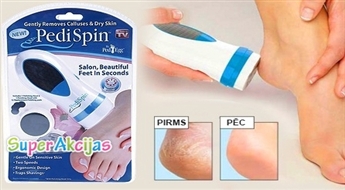 "Pedi Spin" aparāts - Nevainojams pedikīrs mājas apstākļos!