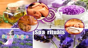 Lavandas SPA rituāls visam ķermenim + ekspres procedūra sejai + aromterapija!
