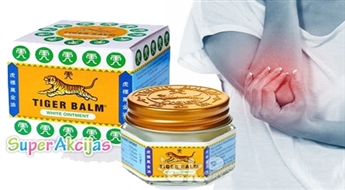 Balts augu balzams TIGER BALM, 19g pret sastiepumiem un sasitumiem.