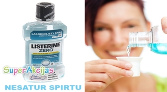 Listerine Zero Mouthwash Clean Mint! Listerin с 0% содержанием спирта – 40%