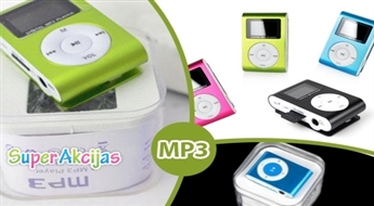 Мини MP3 проигрыватель с дисплеем! Возьмите музыку с собой!