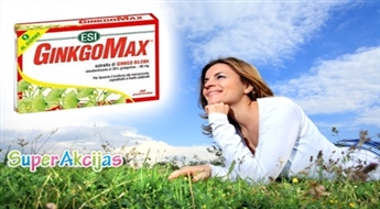 GinkgoMax улучшает кровообращение, работу мозга, улучшают память и физические силы!