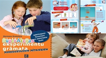 „Lielā eksperimentu grāmata” palīdzēs apgūt jaunas zināšanas un iemaņas!
