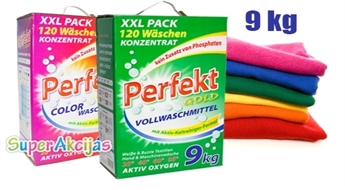 Jaunums! VĀCU veļas pulveris PERFEKT Gold XXL pack – universālais vai atsevišķi krāsainai veļai!