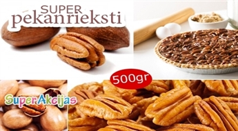 Veselīgs gardums visai ģimenei - pekanrieksti! (500g)