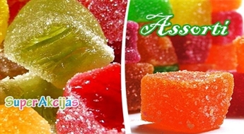 Supergaršīgas želejas konfektes Marmelādes Assorti - 56%