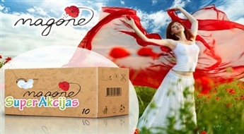 "Magone" higiēniskās paketes (10 gb.) ar īpaši mikstu virsmu BULK&SOFT! Dabiskas lietas katrai sievietei!