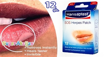 Прозрачные пластыри (12 штук) от герпеса SOS Herpes Patch!