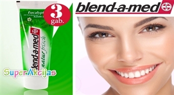 Skaistajam smaidam un veselīgiem zobiem – 3 zobu pastu Toothpaste Blendamed Eucalyptus komplekts – 34%