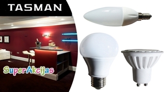 Экономьте с умом! Энергоэффективные LED-лампочки марки Tasman (3 модели на выбор)!