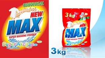 Cтиральный порошок MAX UNIVERSAL (3 кг) 3 упаковки или 1! Безупречная чистота!