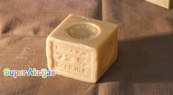Ziepes ar 1000 gadu vēsturi! "Savon de Marseille" ar argana eļļu (300 g)