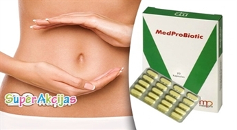 MedProBiotic - mikroorganismu komplekss veselīgas zarnu mikrofloras atjaunošanai!