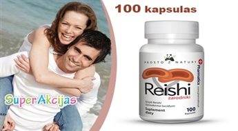 REIŠI kapsulas, 100 gab. (50 g) - 48%